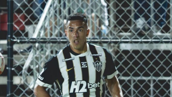 Cuello, atacante do Atlético (foto: Pedro Souza/Atlético)