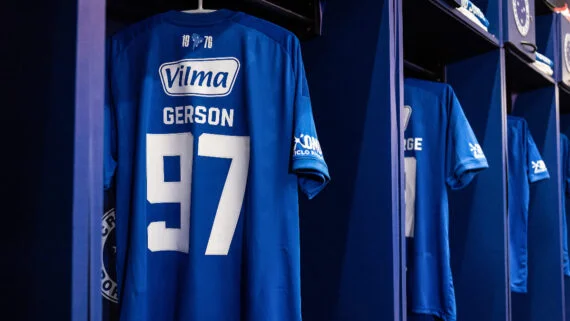Meio-campista, Gerson veste a camisa 97 no Cruzeiro (foto: Gustavo Aleixo/Cruzeiro)