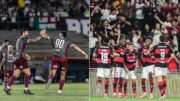 Fluminense e Flamengo se enfrentam neste domingo (25/1) (foto: Marina Garcia/Fluminense e Gilvan de Souza/Flamengo)