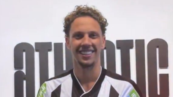 Ian Luccas, emprestado pelo Cruzeiro ao Athletic (foto: Reprodução/Athletic)