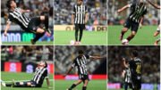 Jovens da base do Atlético em ação contra o Betim, na Arena MRV (foto: Montagem com imagens de Leandro Couri/EM/D.A. Press)