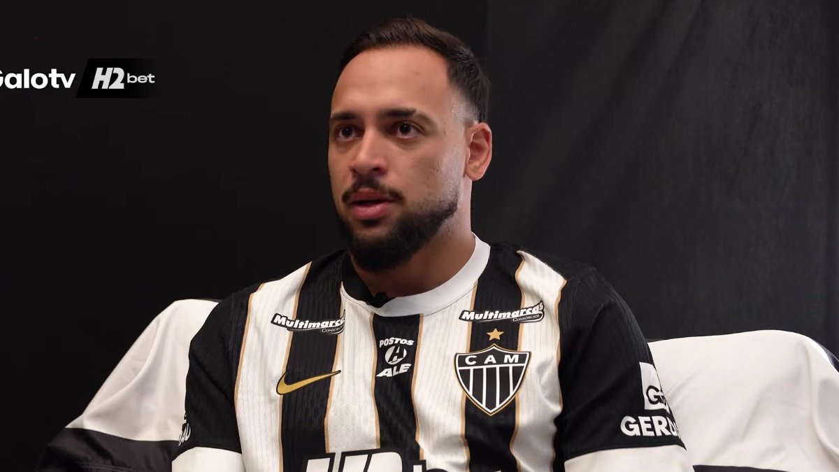 Maycon durante entrevista à GaloTV (foto: GaloTV)