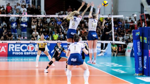 Mackenzie e Minas fizeram clássico na Superliga Feminina de Vôlei (foto: Hedgard Moraes/MTC)