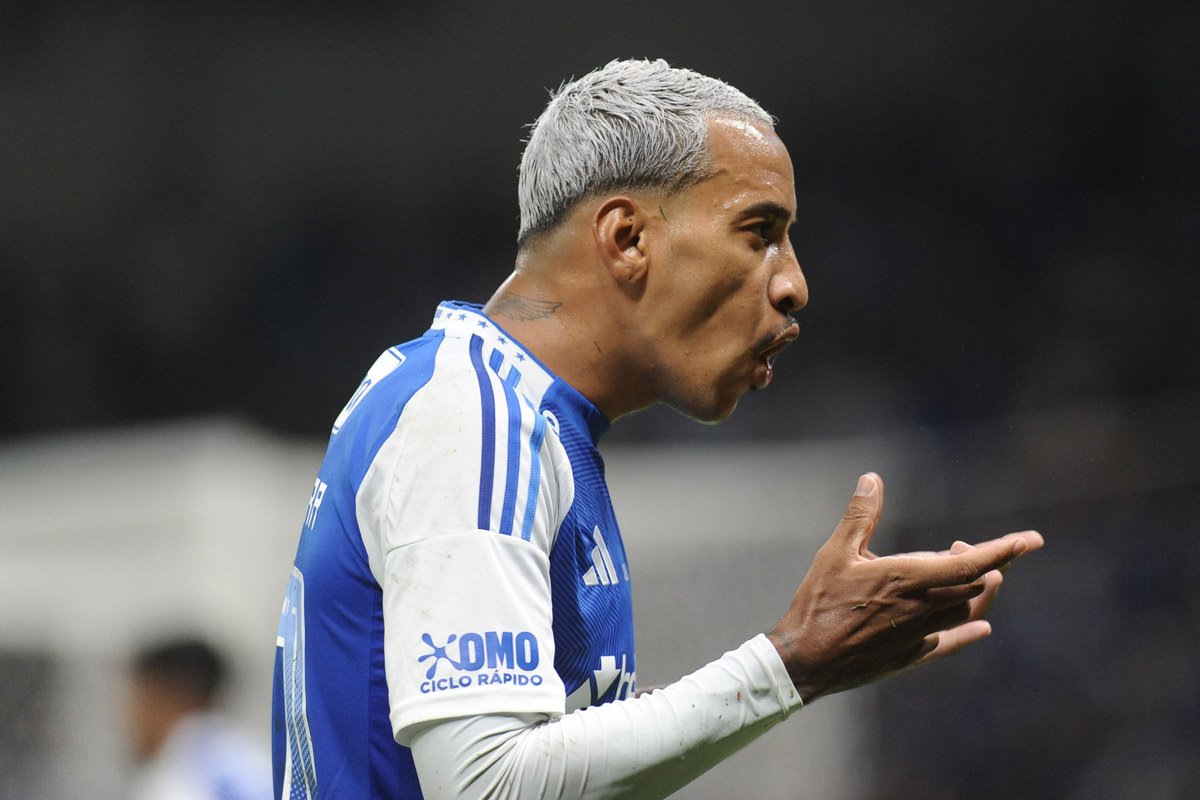 Matheus Pereira, meia do Cruzeiro (foto: Alexandre Guzanshe/EM/D.A. Press.)