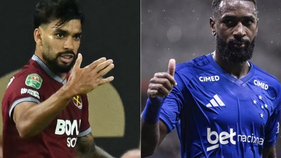 Meio-campistas Lucas Paquetá e Gerson (foto: PAUL ELLIS/AFP - Gustavo Aleixo/Cruzeiro)