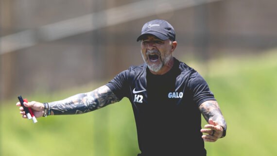 Sampaoli, técnico do Atlético (foto: Pedro Souza/Atlético)