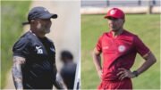 Sampaoli e Cristóvão Borges, técnicos de Atlético e Tombense (foto: Pedro Souza/Atlético e Cristóvão Borges/Tombense)