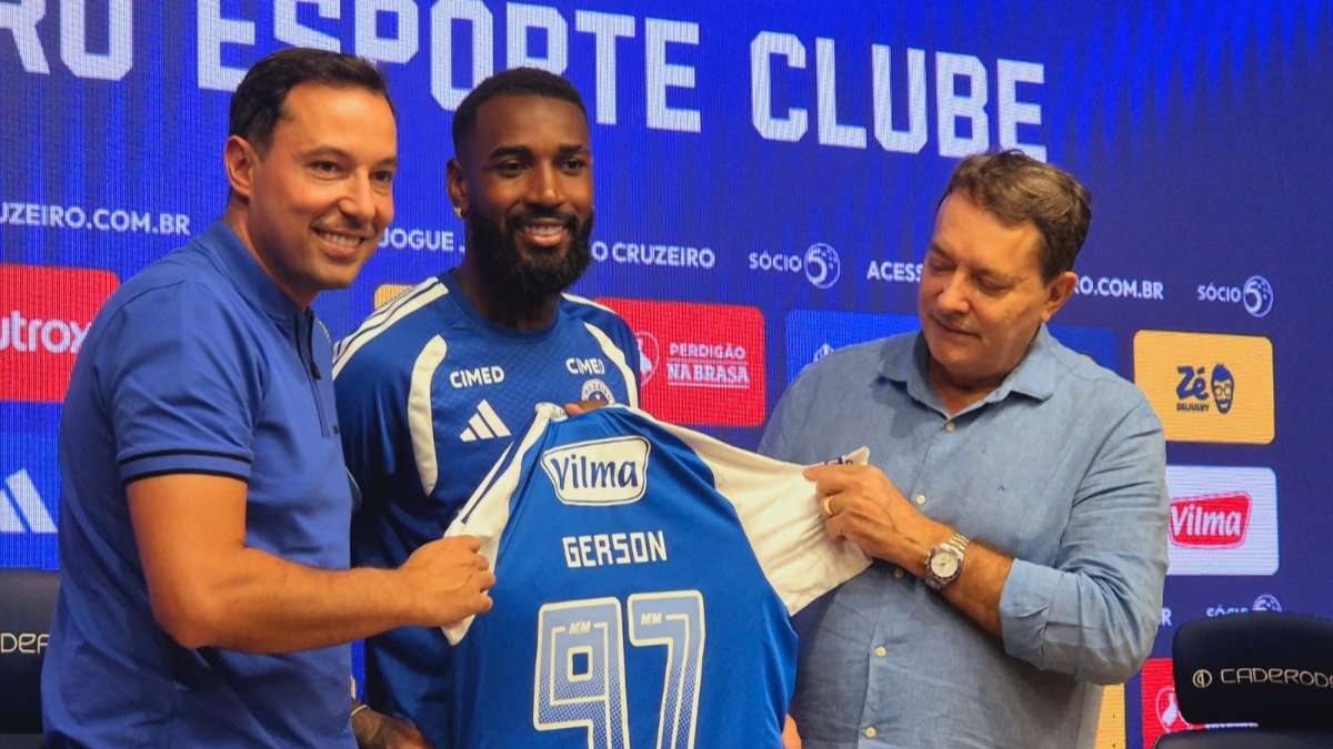 Gerson, meio-campista, reforça o Cruzeiro até 2030 (foto: Jair Amaral/EM/D.A Press)
