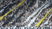 Torcedores do Atlético na Arena MRV antes de clássico contra o Cruzeiro (foto: Alexandre Guzanshe/EM/D.A. Press)
