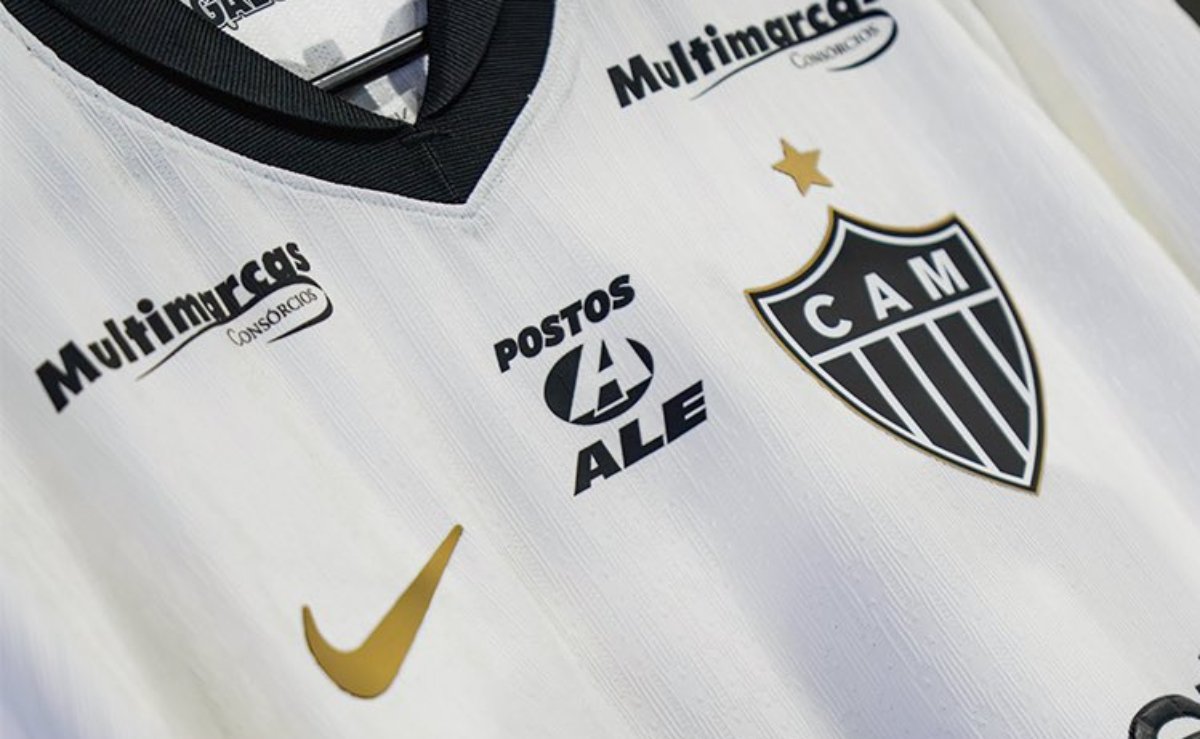 Detalhes do novo uniforme reserva do Atlético para 2026 (foto: Divulgação/Atlético)