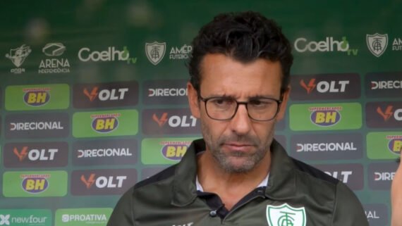 Alberto Valentim, técnico do América (foto: Reprodução)