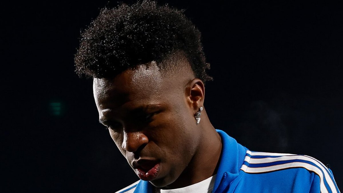 Vini Jr. antes de jogo do Real Madrid contra o Albacete (foto: Divulgação/Real Madrid)