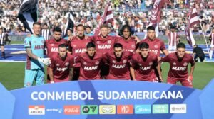 Lanús perfilado na final da Sul-Americana - Crédito: 