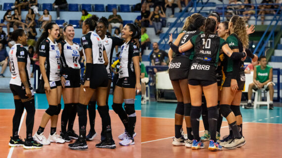 Jogadoras de Mackenzie e Brasília sonham com bronze do Mineiro (foto: Cacau Souza e Bruno Cunha \ Praia Clube )