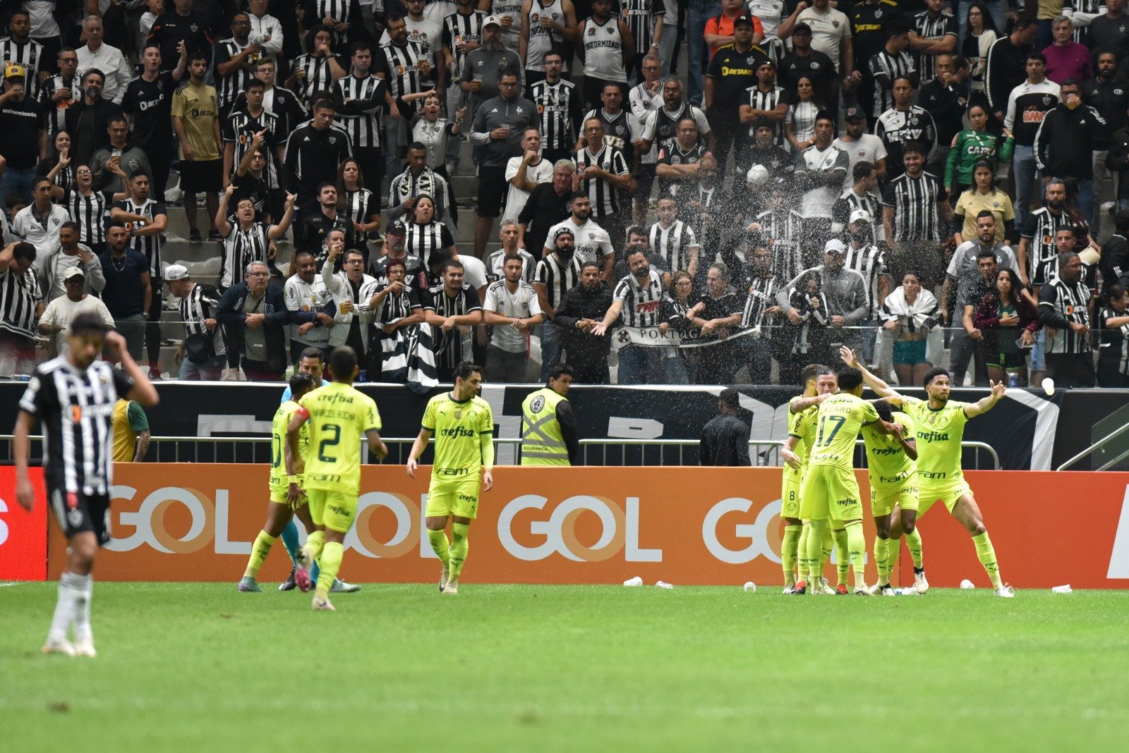 Palmeiras goleou Atlético por 4 a 0 (foto: Ramon Lisboa/EM D.A Press)