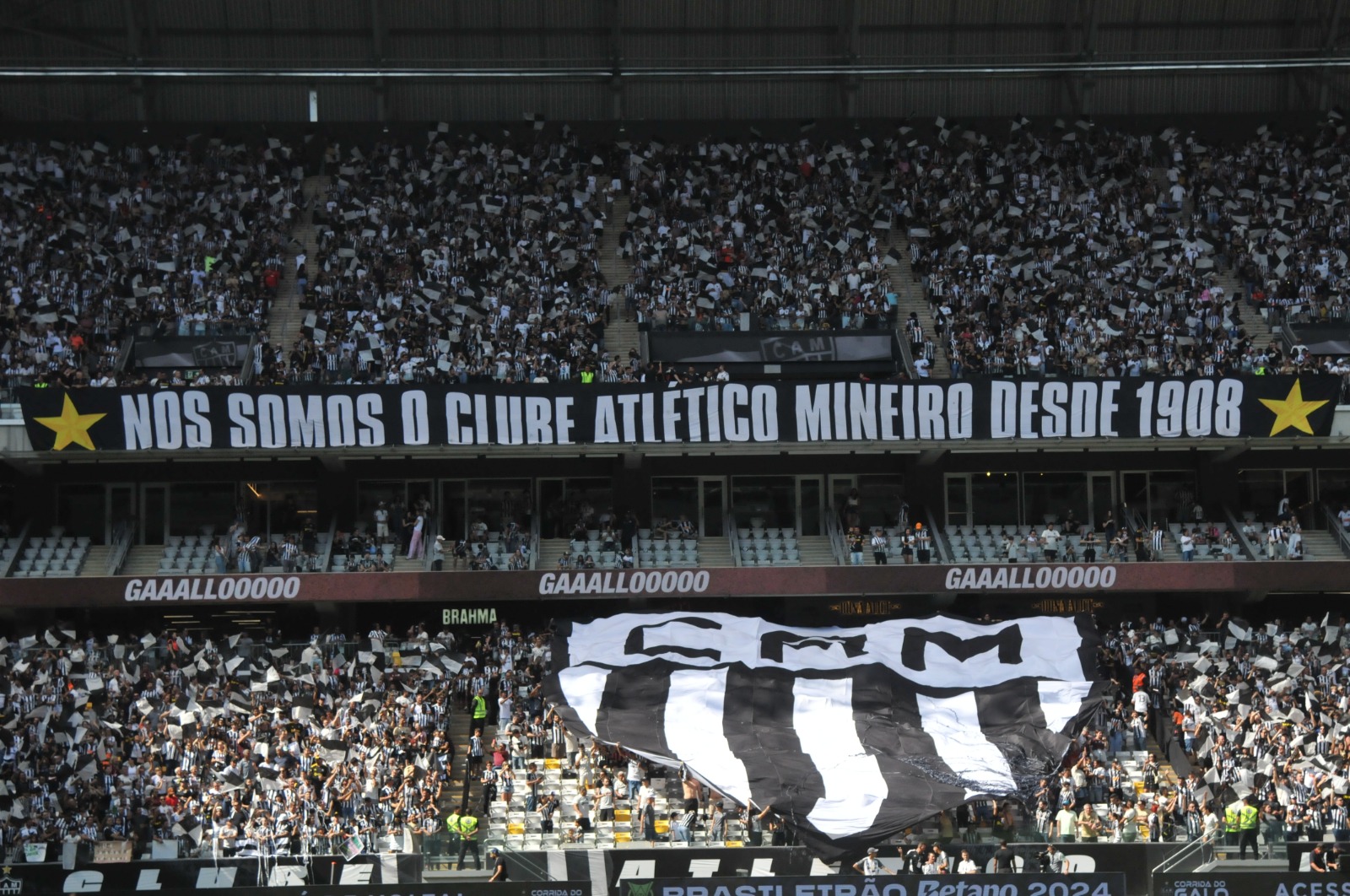 Atlético e Atlético-GO fizeram jogo concorrido na Arena MRV - (foto: Gladyston Rodrigues/EM/DA Press)