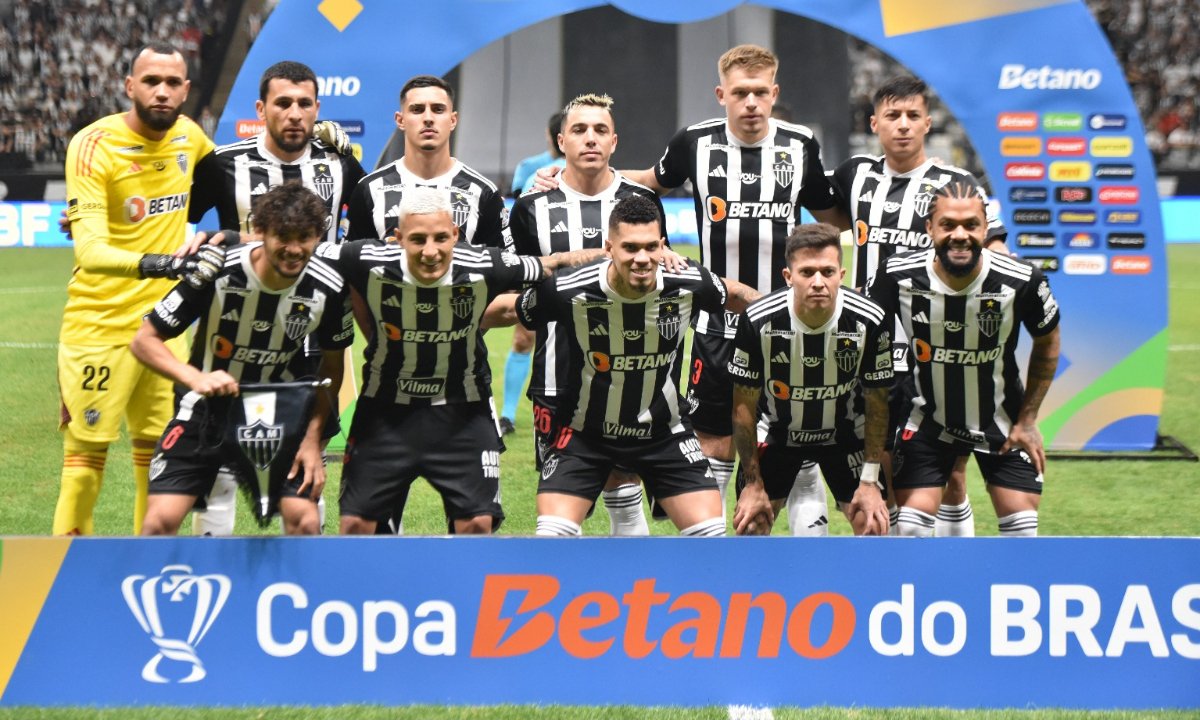 Atlético se classificou para as quartas da Copa do Brasil com vitória sobre o CRB (foto: Ramon Lisboa/EM/D.A Press)