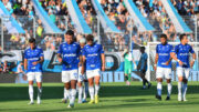 jogadores do cruzeiro na final da Sul-Americana com Racing (foto: Daniel Duarte/AFP)