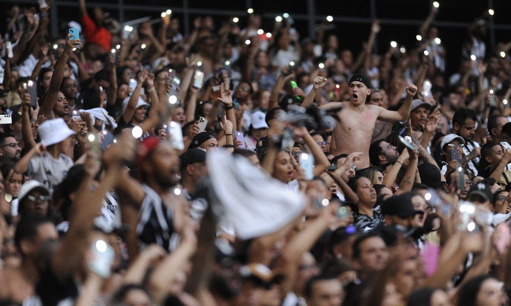 Torcida do Atlético fez a festa no Mineirão (foto: Alexandre Guzanshe/EM/DA.Press)