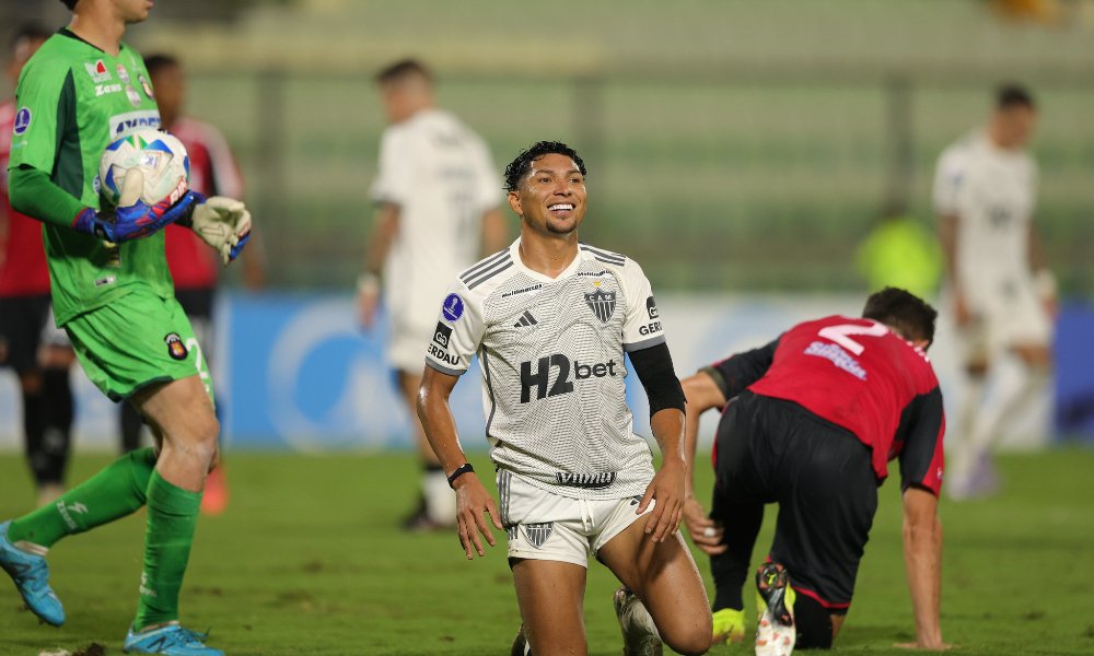 Rony durante Caracas x Atlético (foto: Pedro Souza/Atlético)