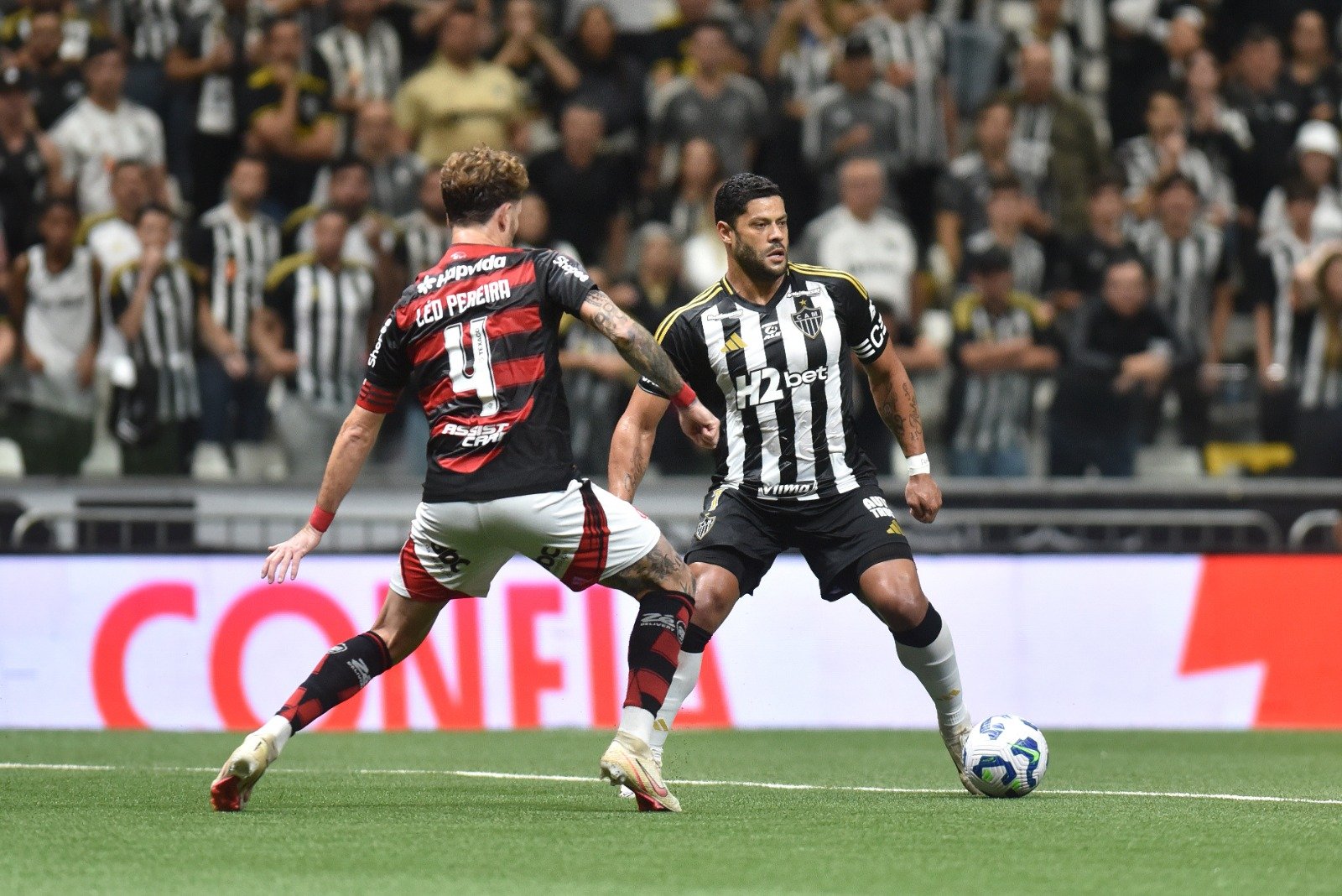 Lance do jogo entre Atlético e Flamengo, na Arena MRV, pela Copa do Brasil - (foto: Ramon Lisboa/EM/D.A. Press)