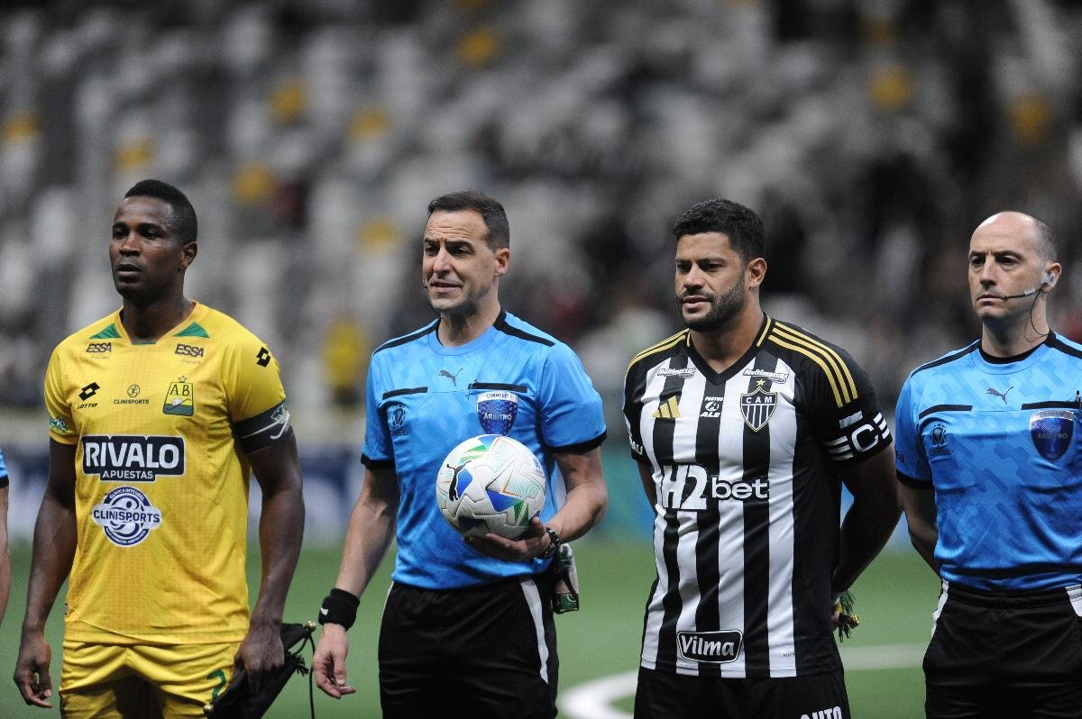 Atlético recebeu o Bucaramanga na Arena MRV pela Sul-Americana (foto: Alexandre Guzanshe/EM/D.A. Press.)