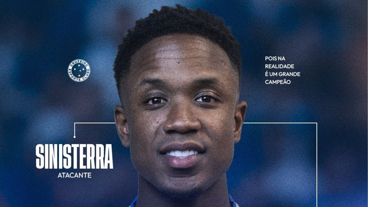 Atacante colombiano Luis Sinisterra é reforço do Cruzeiro (foto: Divulgação/Cruzeiro)