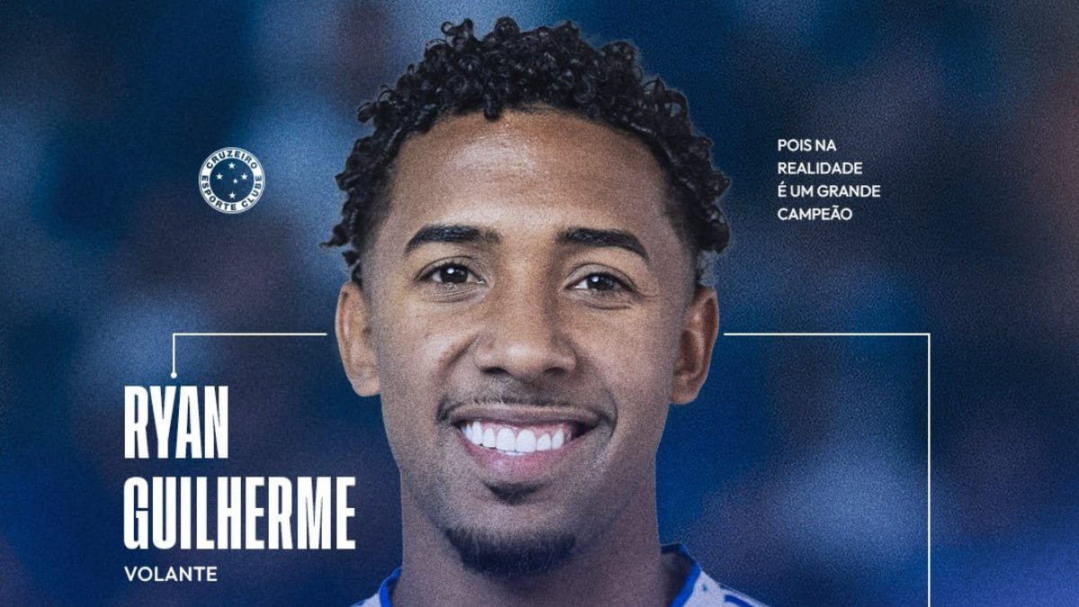 Volante Ryan Guilherme reforça o Cruzeiro até o fim de 2029 (foto: Divulgação/Cruzeiro)