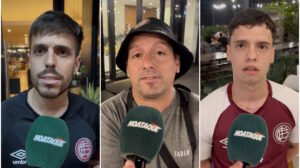 Torcedores do Lanús em Assunção, no Paraguai - Crédito: 